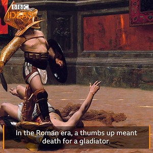 33K views · 173 reactions | The history of the 'thumbs up' gesture is more weird and wonderful than you might think... | BBC | Facebook