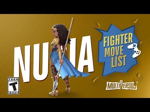 MultiVersus - Fighter Move Sets - Nubia
