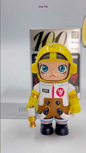 Unboxing POP MART Mega Space Molly 100% Series 2-B Spoof Blue Luxo Lamp #shorts