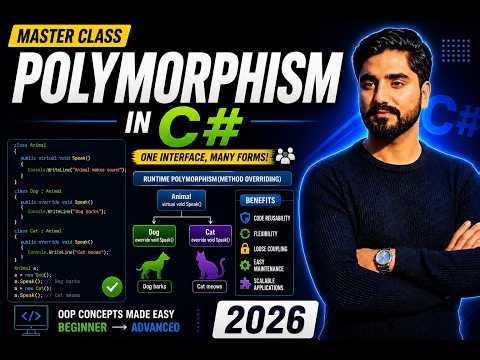 Polymorphism in C# Explained | Method Overloading vs Overriding #csharp