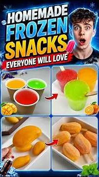 😎🍦 Ghar Par Banay Frozen Snacks Jo Har Kisi Ko Pasand Aayen!#daily #home#tips