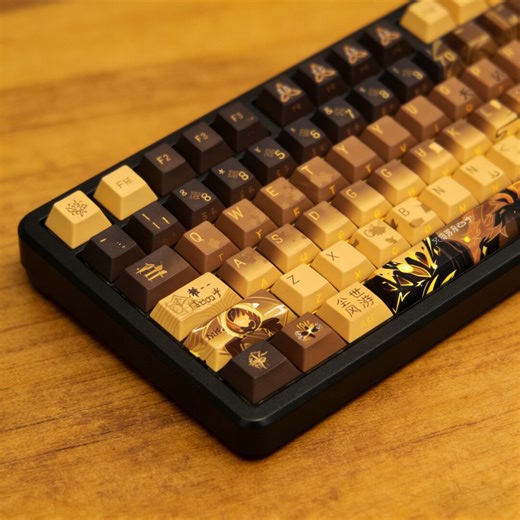 Zhongli Game Creative 135 Keycaps, Customizable Game Pattern Mechanical Keyboard Keycaps | PBT Keycaps | Handmade Keycaps | Game Fan Gifts - Etsy