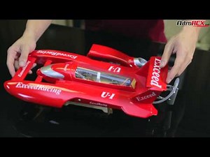 Exceed Racing Fiberglass Hydro Speed Boat Overview