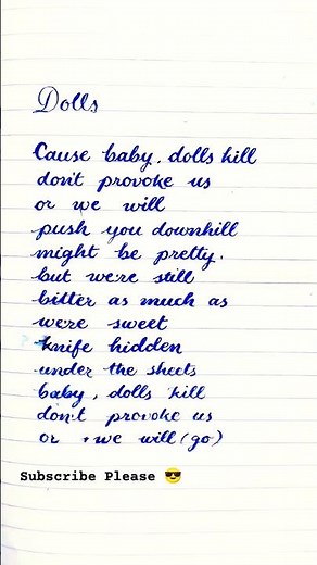 Dolls song lyrics by Bella Poarch