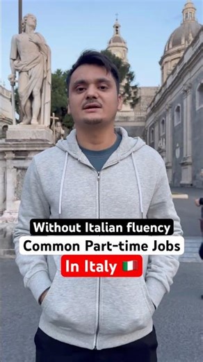Part Time Jobs in Italy for International Students without Italian Fluency #parttimejob #italy