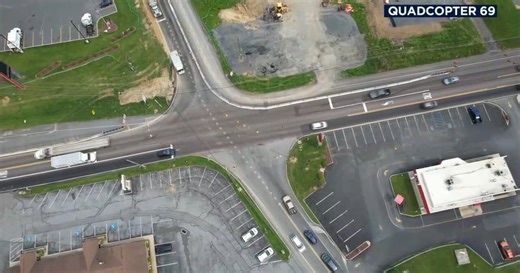 Work to add another roundabout to busy intersection on Route 222 underway