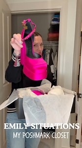 97K views · 1.4K reactions | From my closet to yours 浪 behold my designated poshmark closet situation  #poshmarkseller #shopmycloset #girlythings #poshmarkcommunity | Small Town Me | Facebook