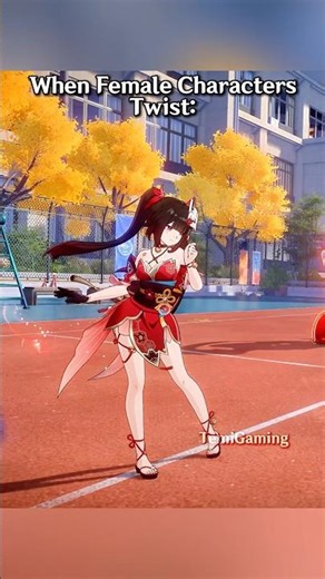 The Way Female vs Male Characters Twist Their Bodies #honkaistarrail #starrail #shorts #fyp #fypシ