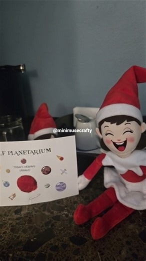 Elves are alive! They made a tiny universe and couldn’t stop laughing 🪐😂