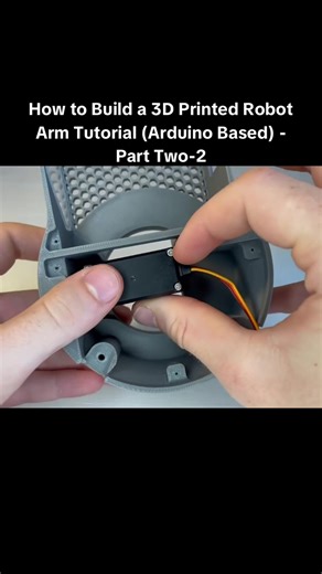 How to Build a 3D Printed Robot Arm Tutorial (Arduino Based) - Part Two-2