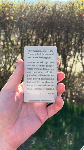 The Sun Fading Fix works on the XTEINK X4 #xteink #ereader #xteinkx4