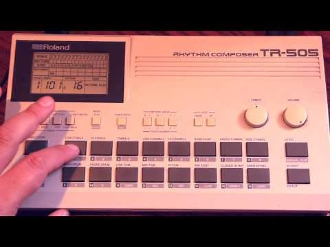 Roland TR-505 demo