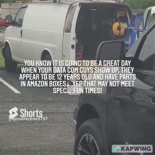 Quality Control Managers, you know in the parking lot sometimes how your day will go