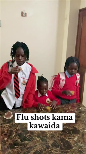 Good morning, another school day another flu shot. ##ulezi ##raisingaresilientgeneration ##sayyestohealth ##flushots ##enjoyingmotherhood