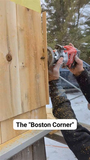 10K views · 15 reactions | The Boston corner cedar shingle siding installation #HomeImprovement #construction #contractor #builder | The Truth | Facebook