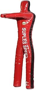 Suples Speed Dummy with legs (Small 35 lbs, 58 in) Wrestling Dummy - Throwing Dummy (MMA dummy, Wrestling, Boxing, Jiu jitsu dummy, Grappling dummy, UFC, Judo dummy, Suples, Combat Sports, Kickboxing)