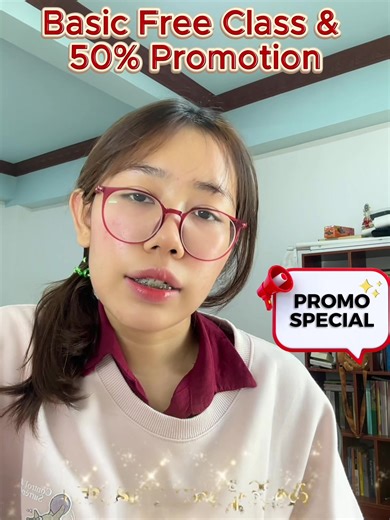 Basic Free Class & Level Classes_50% off #soralanguageclass #korean #fyp