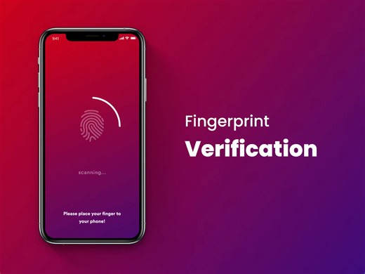 Best UI Design of the Fingerprint Verification