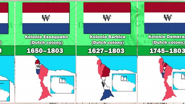 Evolution of The Guyanese Flag and Territory