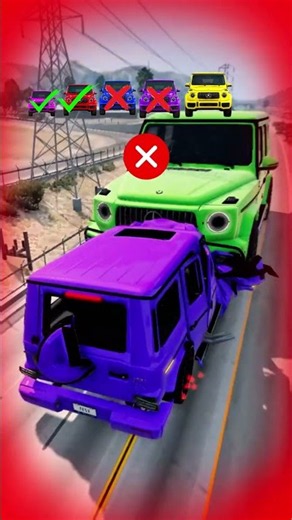Small to Giant Mercedes G63 vs 5 G-Wagons vs ONE INSANE JUMP! 😱💥 Who Survives? | BeamNG.drive