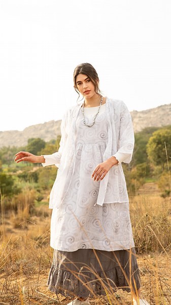 Gudrun Sjödén on Instagram: "Here's Gudrun sharing how her pattern idea was brought to life with the help of digital technology 🩷 From pixels to fabric patterns 🫶🏼 . . . #gudrunsjoden #colourfulwear #nordicdesign"