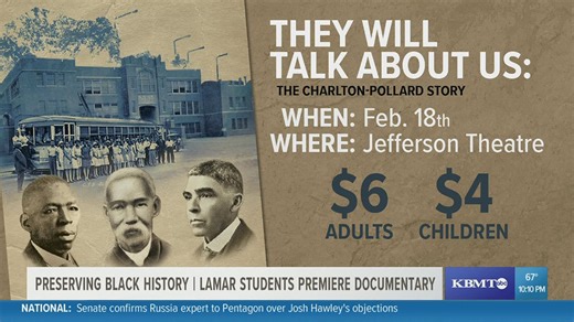Lamar University professors, students share inspiration behind creating Charlton-Pollard documentary