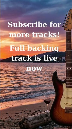 Sunset Groove | Guitar Backing Track