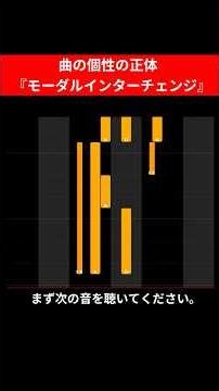 曲の個性の正体『モーダルインターチェンジ』#shorts #作曲 #音楽理論 #コード進行