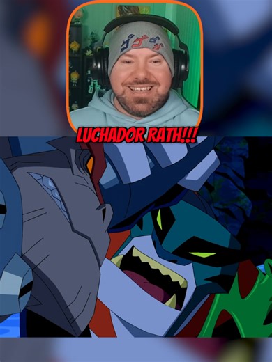 Rath finally gets clothes and becomes a Luchador! 🔥 #ben10 #cartoonnetwork #reaction #cartoonedit #fyp