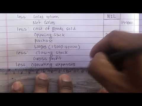 Multi Step Income Statement Class 12 || Multi Step Class 12 || multi step class 12 balance sheet