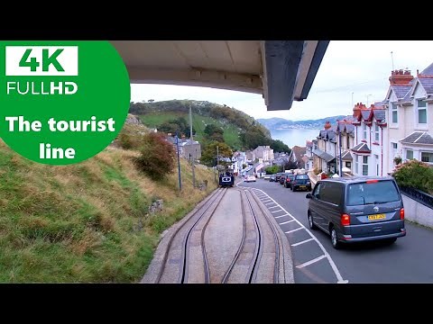 Great Orme Tramway Full Journey To The Top Of The Mountain & Back Down In Llandudno Tram Cab Ride UK