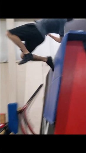 This Wall trick felt wild! Spider-Man Flip with a foot tap?