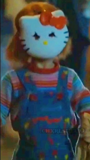 💌:chucky con máscara de #hellokitty 🛐 #capcut #fypシ #fyp #parati #paratii #chxrlsmeli0