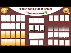 Top 50 Box Png Download | Group Banner Editing | Banner Material Download | Nivdnuk Banner Editing