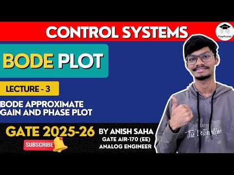 Bode Gain And Phase Plots || Control Systems || GATE 2025 || PrepFusion