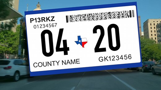 Expired registration sticker? Texas is giving you a pass