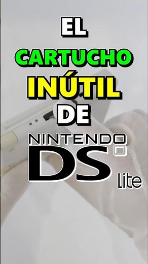 The useless Nintendo DS Lite cartridge 😅 #NintendoDS #Shorts