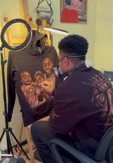Custom Bleach Painted Hoodie Surprise: Birthday Gift Idea