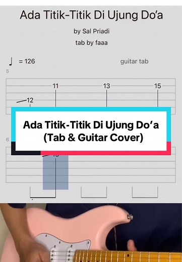 Tab Gitar 'Ada Titik-Titik di Ujung Doa' oleh Sal Priadi