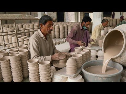 Incredible Traditional Clay Pot Making Process | Mass Production Factory
