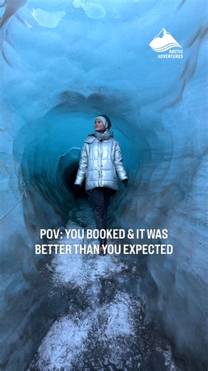 Ever wondered what it's like inside a volcanic ice cave? Join our Katla Ice Cave Tour and step into a stunning world of blue ice and volcanic ash! Led by expert guides, this adventure offers more than just breathtaking views—it’s an unforgettable experience. Book your spot today and explore Iceland like never before! | Arctic Adventures