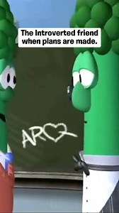 Some heroes save the day, others just need a nap after being around people for too long. To all our introverted friends—we see you, we love you, and we’ll text instead of call. You don’t have to be loud to make a big impact. #VeggieTales | VeggieTales