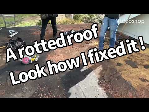 Roll Roofing with rock ( how to install a rock roof)