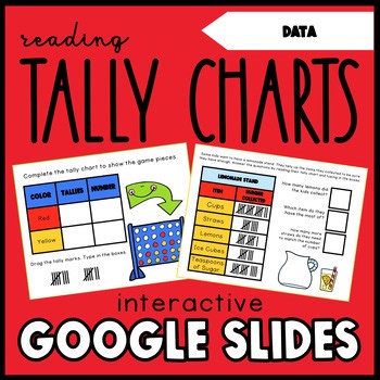 Tally Charts for Google Classroom | Digital Slides | Data