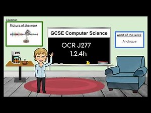 J277 1.2.4h Sound(OCR GCSE Computer Science)