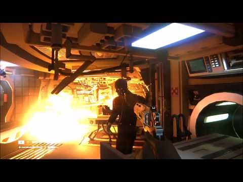 Alien Isolation - Brutal Android Kills, Melee, Revolver, Shotgun, Flame Thrower