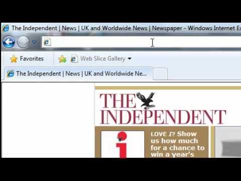 Internet - World Wide Web - Using The Browser Address Bar Computer Lesson