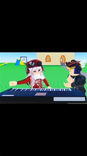 [Roblox Animation] Teaching how to play piano memes 🎹😂 #shorts #roblox