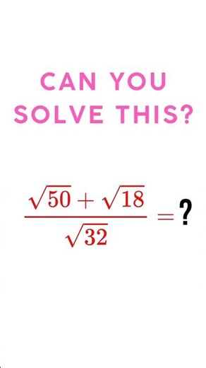 Nested Math Square Root #maths #shortsfeed #algebra