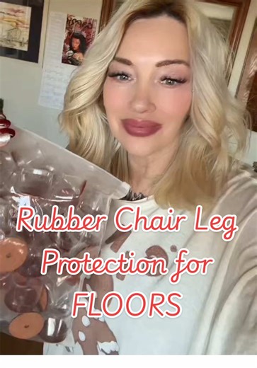 Chair Leg Rubber Protector's! Protect your floors with these universal rubber protectors! #chairlegprotectors #floorprotection